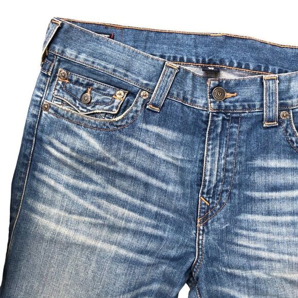 RARE 2016 True Religion Jeans Size 36 DUST CLOUD Blue - Picture 7 of 8